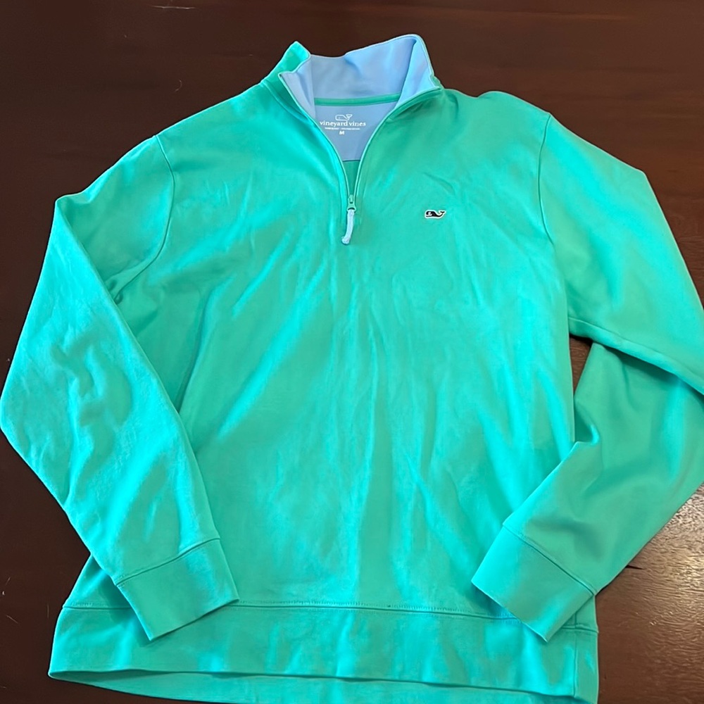 Vineyard Vines mens cotton jersey 1/4 zip